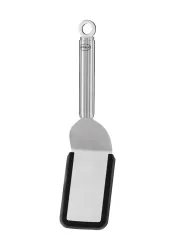 Rösle Sandwich-Palette gekröpft mit Rundgriff Inox/Silikon