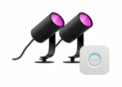 Philips Hue White & Col. Amb. Lily Spot + Extension inkl. Hue Bridge