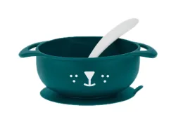 Babymoov TAST'ISY Dog Silikon-Breischale + Löffel