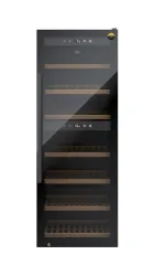 Caso WineExclusive 126 Smart Weinkühlschrank – Weinkühlschrank freistehend – schwarz