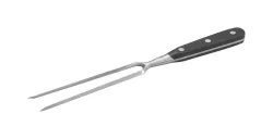 Forge Adour POM Fleischgabel kurz Edelstahl Grillwerkzeug – Grillzange/Grillbesteck – schwarz