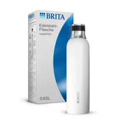 BRITA - Wassersprudler-Flasche, 650 ml, Weiss