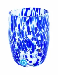 Murano Trinkglas handgemacht Blau