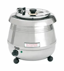 Bartscher Suppentopf De Luxe 9L – Gastro Pfanne/Gastro Topf – silber
