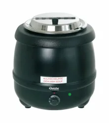 Bartscher Suppentopf Economic 9L – Gastro Pfanne/Gastro Topf – schwarz