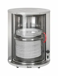 Bartscher Tellerwärmer mit Glastür, 30-40 Teller – Gastro Inventar/Gastro Einrichtungen – edelstahl