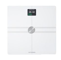 Withings Body Comp White Analyse-Körperwaage – Körperanalysewaage/Körperfettwaage – weiss