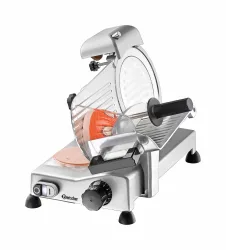 Bartscher Aufschnittmaschine 195 Plus – Gastro Aufschnittmaschine, Mixer & Küchenmaschine – silber