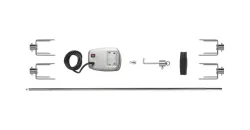 Napoleon Drehspiess-Set Prestige PRO 665 – Grill Ablage/Grill Rollwagen/Grill Erweiterung – edelstahl