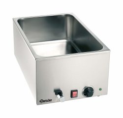 Bartscher Bain-Marie GN 1/1-150mm, mit Ablasshahn – Gastro Inventar/Gastro Einrichtungen – edelstahl