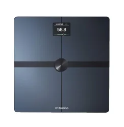 Withings Body Smart - Black Analyse-Körperwaage – Körperanalysewaage/Körperfettwaage – schwarz