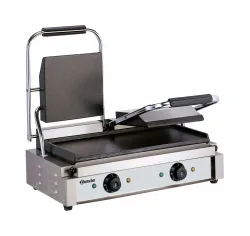 Bartscher Doppel-Kontaktgrill, glatt/glatt Doppel-Kontaktgrill – Gastro Grill/Griddleplatte – edelstahl