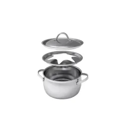 Kisag, Kisag - Fleischfondue-Caquelon, 16CM/1.6L, Chrom