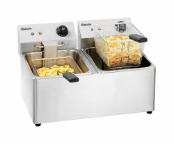 Bartscher Elektro-Doppel-Fritteuse 