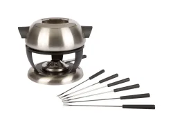Stöckli, Stöckli Fonduegarnitur Bellavista, 20cm – Fondue Set – edelstahl