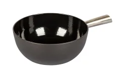 Stöckli Käsefonduecaquelon Elégance 24 cm schwarz – Fondue Caquelon