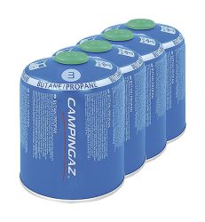 Campingaz CV470 Kartusche Multipack 4 Stück Gaskartusche – Holzkohle/Briketts/Grill Anzünder – blau