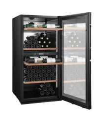 Climadiff Weinkühlschrank MILLESIME 140D – Weinkühlschrank freistehend – schwarz