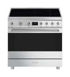 Smeg C9IMX2 Herd mit Induktionskochfeld – Kochherd freistehend – edelstahl
