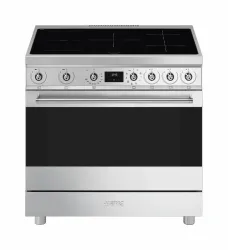 Smeg C9IMX2 Herd mit Induktionskochfeld – Kochherd freistehend – edelstahl