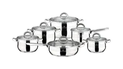 Blaumann Gourmet Line Topfset 12 tlg Edelstahl