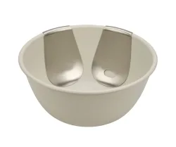 Salatschüssel Joseph Joseph Grau Edelstahl 30 cm 14 cm - Farbe: steingrau - Material: Edelstahl/Polypropylen - Salatschüssel