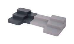 Joseph Joseph CupboardStore Erweiterbarer Gestufter Organisator Grau