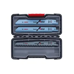 Bosch Accessories 2607010901 Säbelsägeblatt-Set Wood and Metal Basic, 15-teilig 1 Set