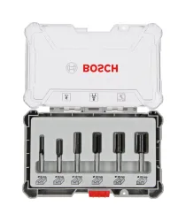 Nutfräser-Set, 8-mm-Schaft, 6-teilig Bosch Accessories 2607017466 Durchmesser 8 mm