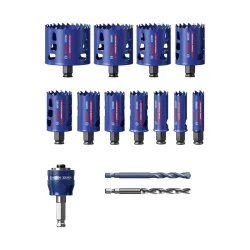Bosch Professional, Zubehör Baumaschinen, Bosch Professional Lochsäge ToughMaterial-Set 13tlg EXPERT Zubehör Baumaschinen,