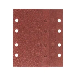 Bosch Accessories 2607019495 Schwingschleifpapier-Set mit Klett, gelocht Körnung (num) 60, 80, 120 (L x B) 185 mm x 93