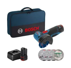 Bosch Professional GWS 12V-76(2xGBA2.0Ah,GAL12V-20) 06019F200C Akku-Winkelschleifer 76 mm 12 V