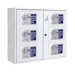Rottner T05380 Keysystem 6 Schlüsselausgabe Elektronikschloss Weiss