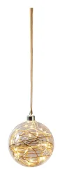Star Trading Glow Glaskugel Dekoration 16 cm