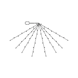 Star Trading LED-Lichterkette Kunststoff | 140 cm | 2.4 W