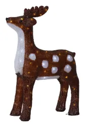 Star Trading Deer Crystalo Outdoor Dekoration 65 cm