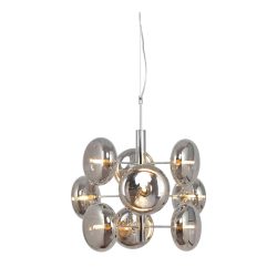 Pendellampe Explosion Grau Metall B 53 H 53 cm - Farbe: anthrazit - Material: Metall/Glas - Pendellampe
