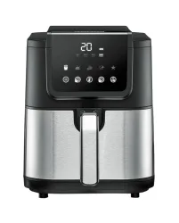 Rommelsbacher FRH 1500 Heissluftfritteuse – Airfryer - Friteuse – edelstahl / schwarz