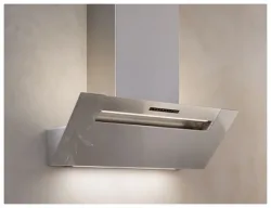 Wesco BKH 90 EG-2 Silber-Metallic Abluft Wandhaube – Wandhaube/Dunstabzugshaube Wand