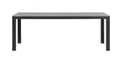 Schou Gartentisch Noah 205x90cm Schwarz/Grau