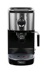 Bestron Espressomaschine AES800STE – Siebträgermaschine/Espressomaschine – edelstahl / schwarz
