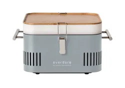 Everdure HBCUBESEU Holzkohlegrill Hellgrau