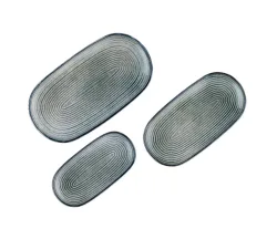 Björn Zen Serviertablett Set 3 tlg. Grau