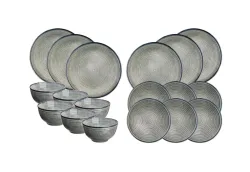 Björn Zen Essentials Service Geschirr Set 18 tlg. Grau
