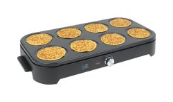 Fritel Gourmet Wok und Pfannkuchen Crêpes-Maker – Tischgrill
