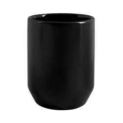Spirella Zahnputzbecher Jaro Schwarz | ⌀ 8 cm | 10 cm