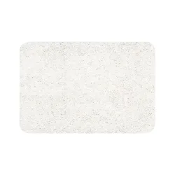 Spirella Badteppich Highland Weiss | 55 × 65 cm