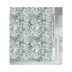 Spirella Duschvorhang Textil Tropic 180X200 Dunkelgrün