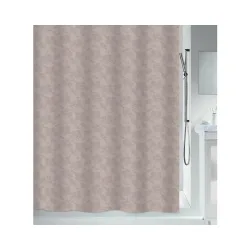 Spirella Duschvorhang Textil Mohnblumen | 180 × 200 cm