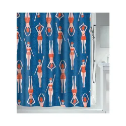 Spirella Duschvorhang Beigeneus 180x200 blau